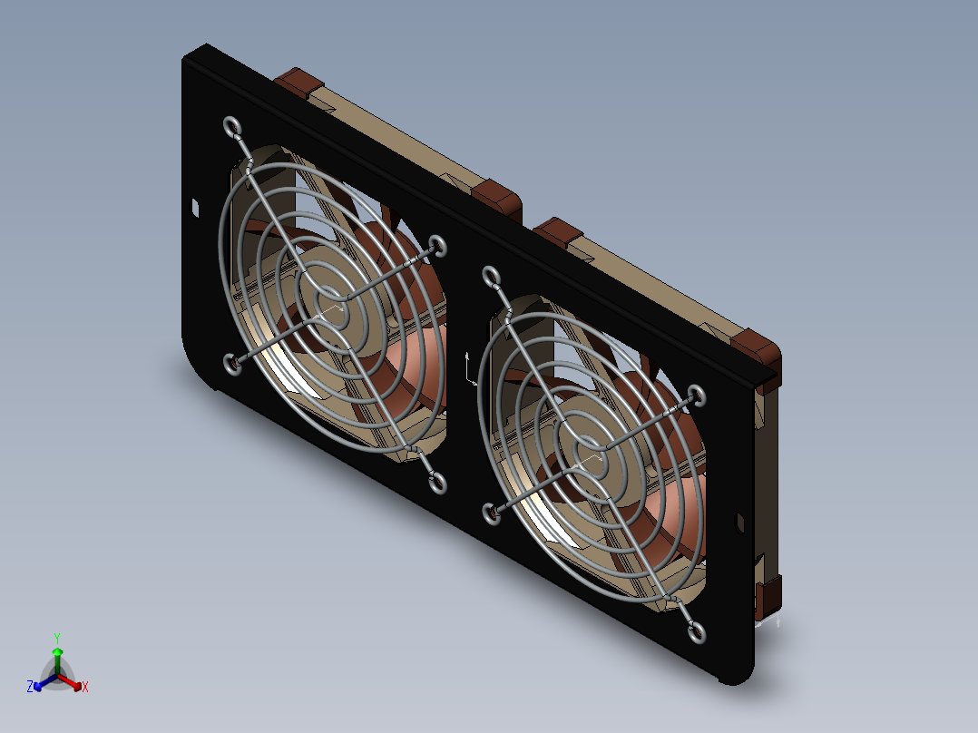 风扇(16)正等轴测图