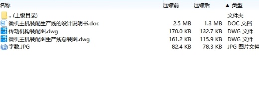 微机主机装配生产线的设计含2张CAD图缩略图