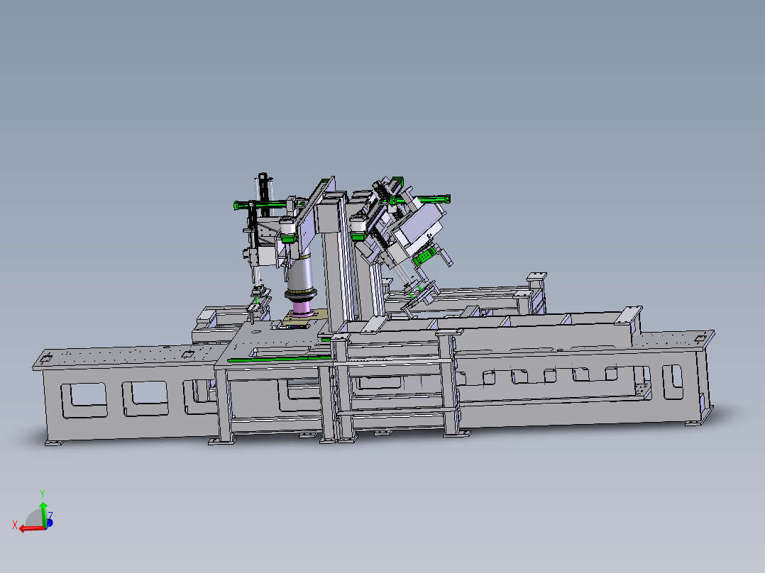 bom双工位自动化机械设备  UG