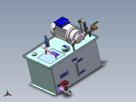 20L补油箱油泵液压站液位计