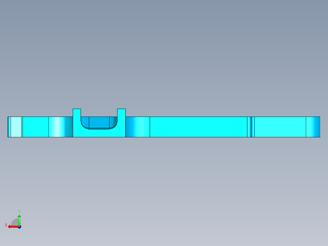 下置式计算机摆动支架115后视图