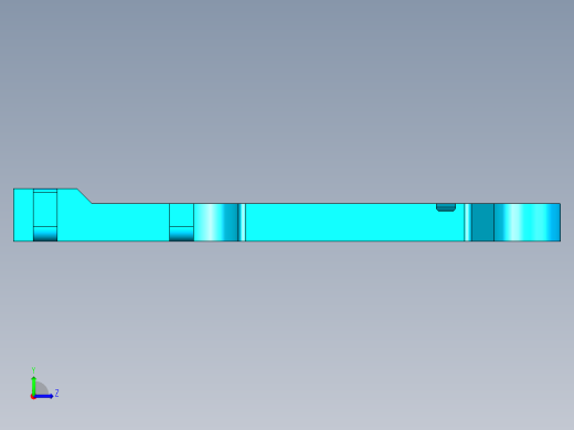 下置式计算机摆动支架115左视缩略图
