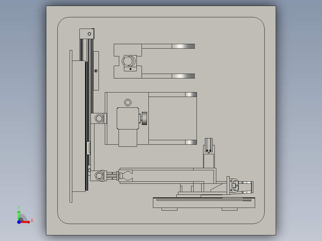 按钮开关装配机前视图