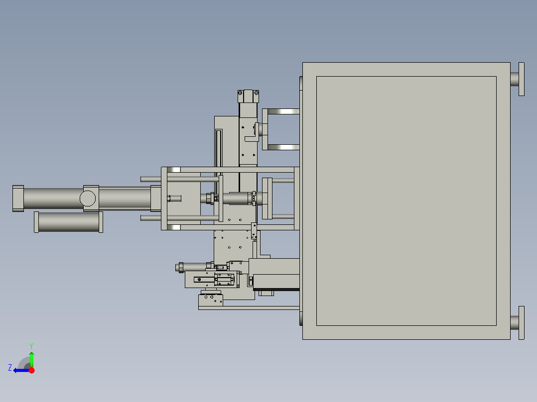 按钮开关装配机右视图