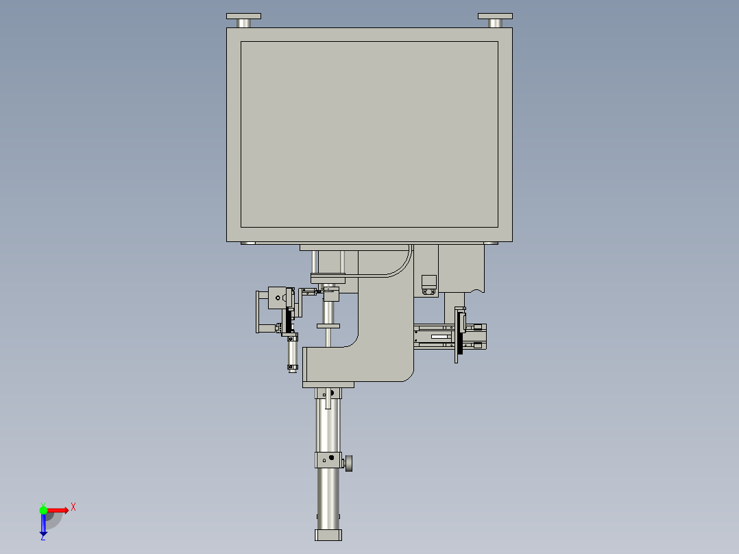 按钮开关装配机俯视图