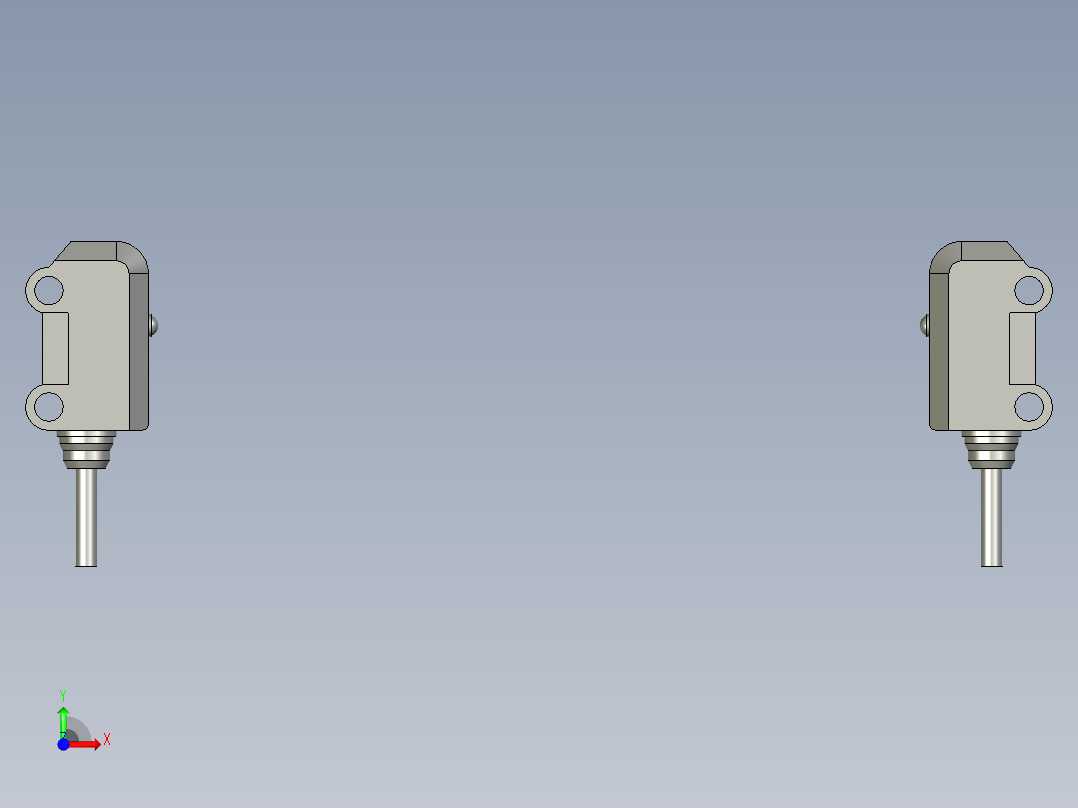 对射光电对装-E3T-ST12_70前视图