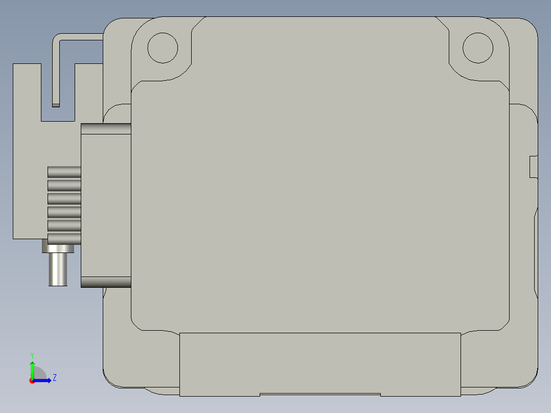 丝杆模组负载30kgFFC65系列封闭直线模组防尘模组电缸FFC65-200-PD-57M左视图