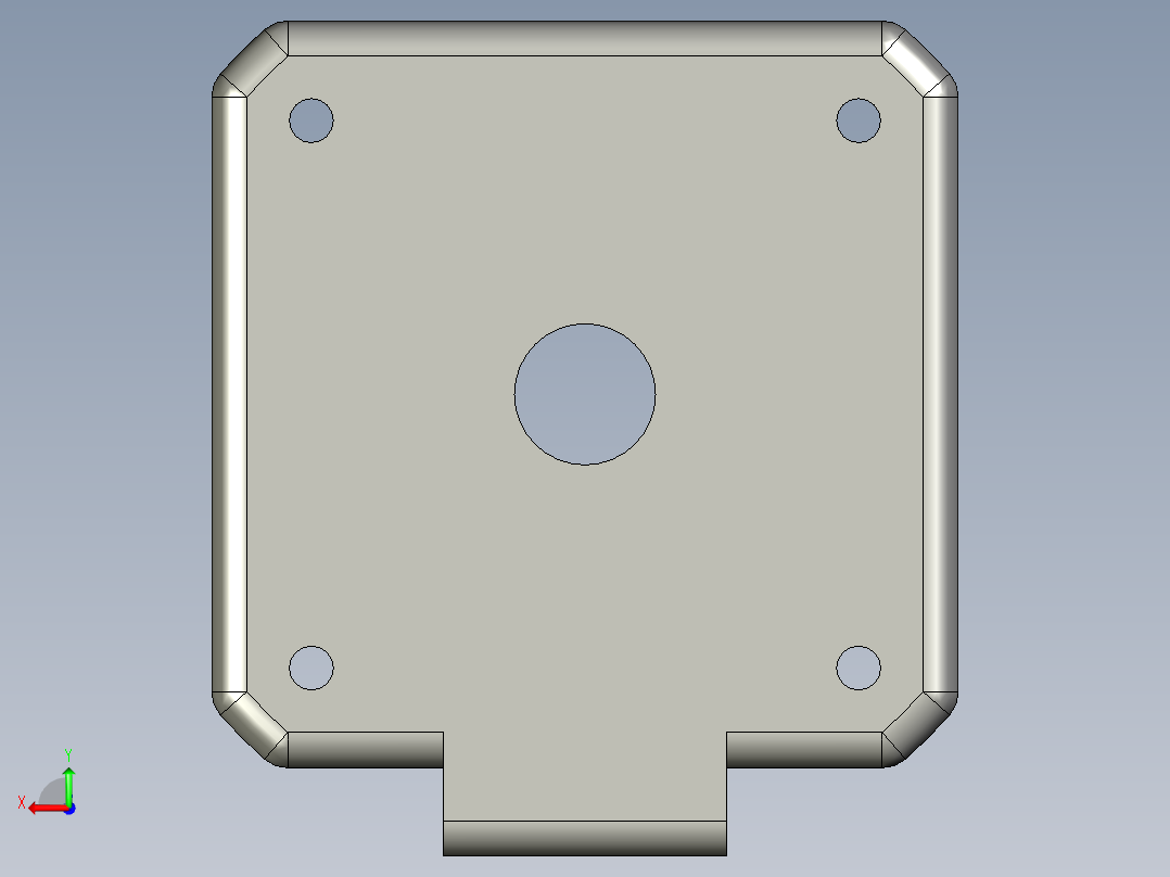 贯穿电机-42X34-200N-8X2后视图