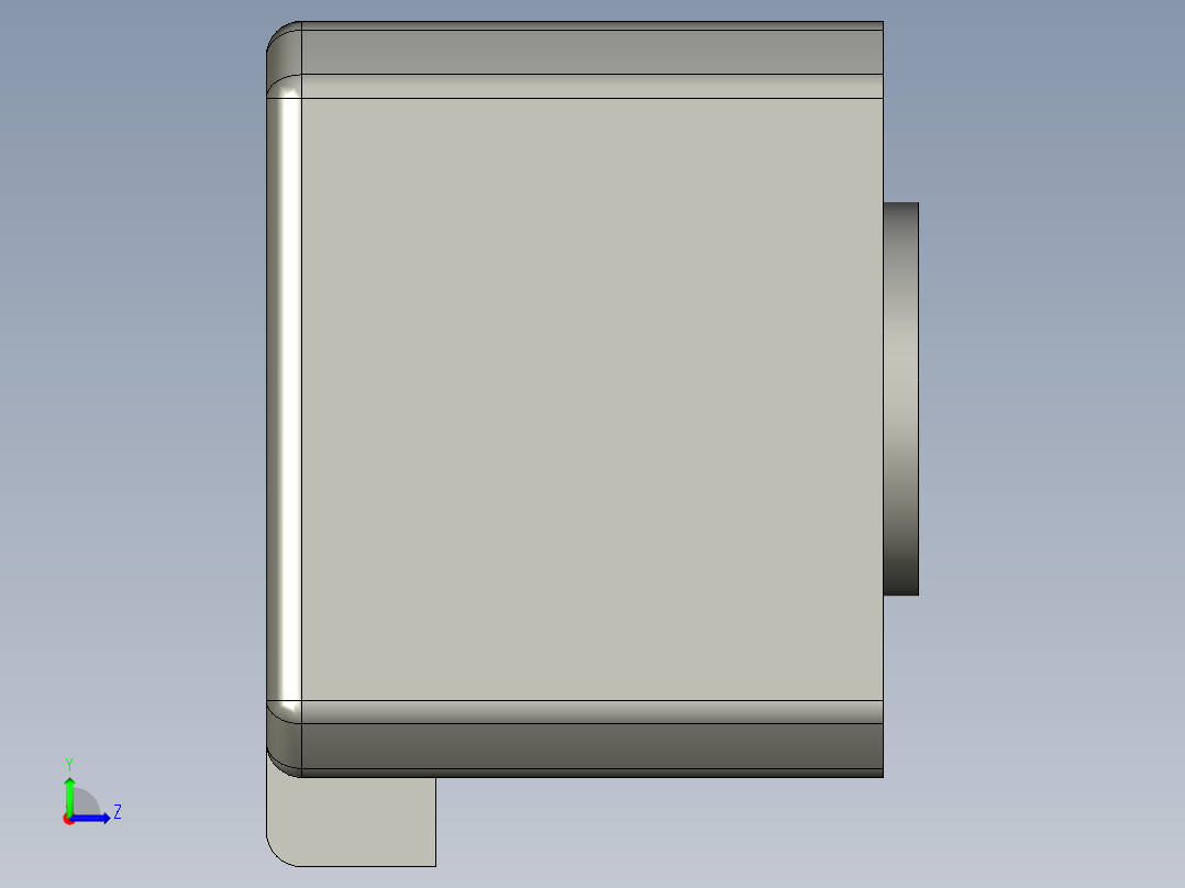 贯穿电机-42X34-200N-8X2左视图