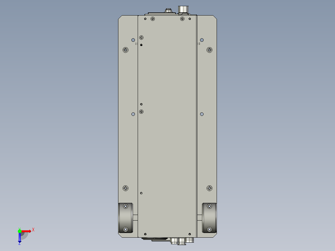 塑料制品加工用小型压机俯视图