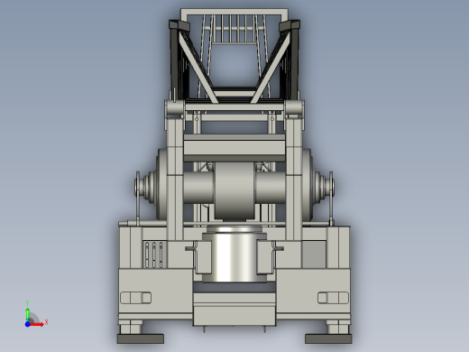 车载动力头水井钻机前视缩略图