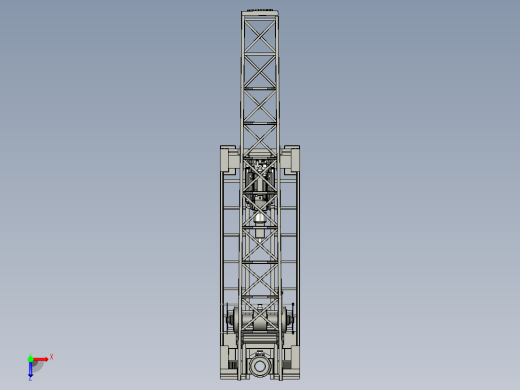 车载动力头水井钻机俯视缩略图