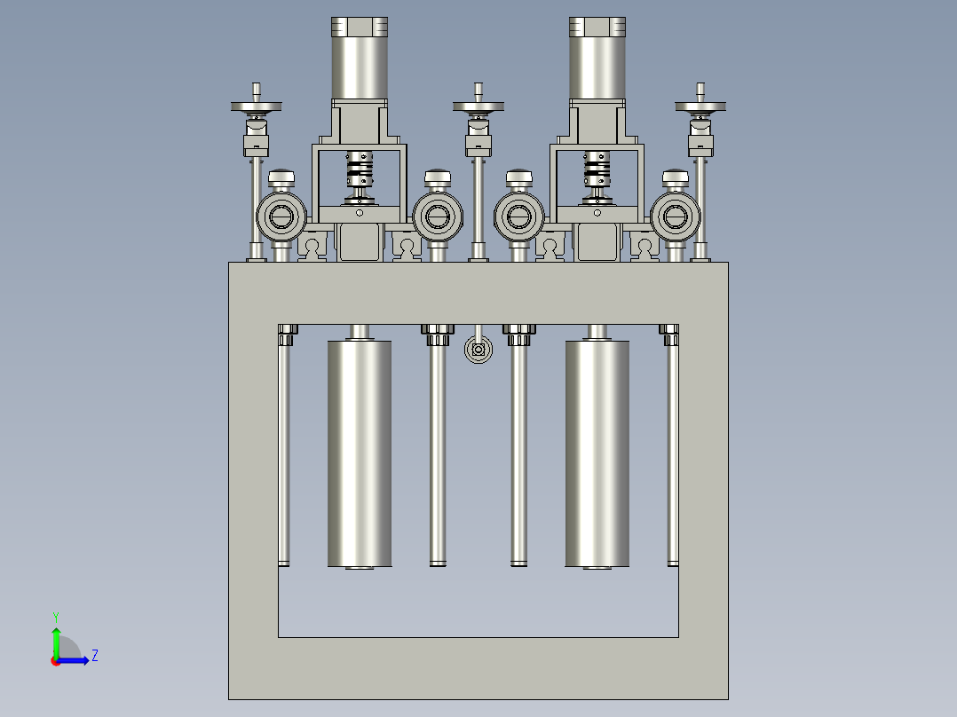 滚刷单元左视图