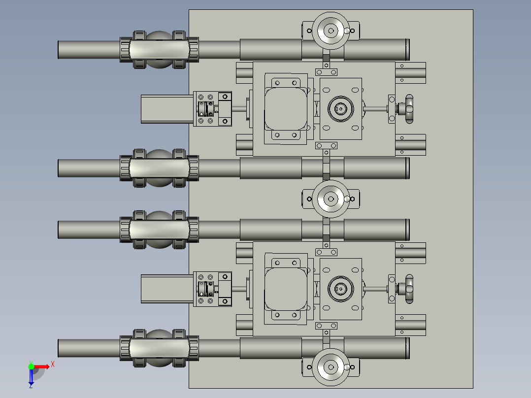 滚刷单元俯视图