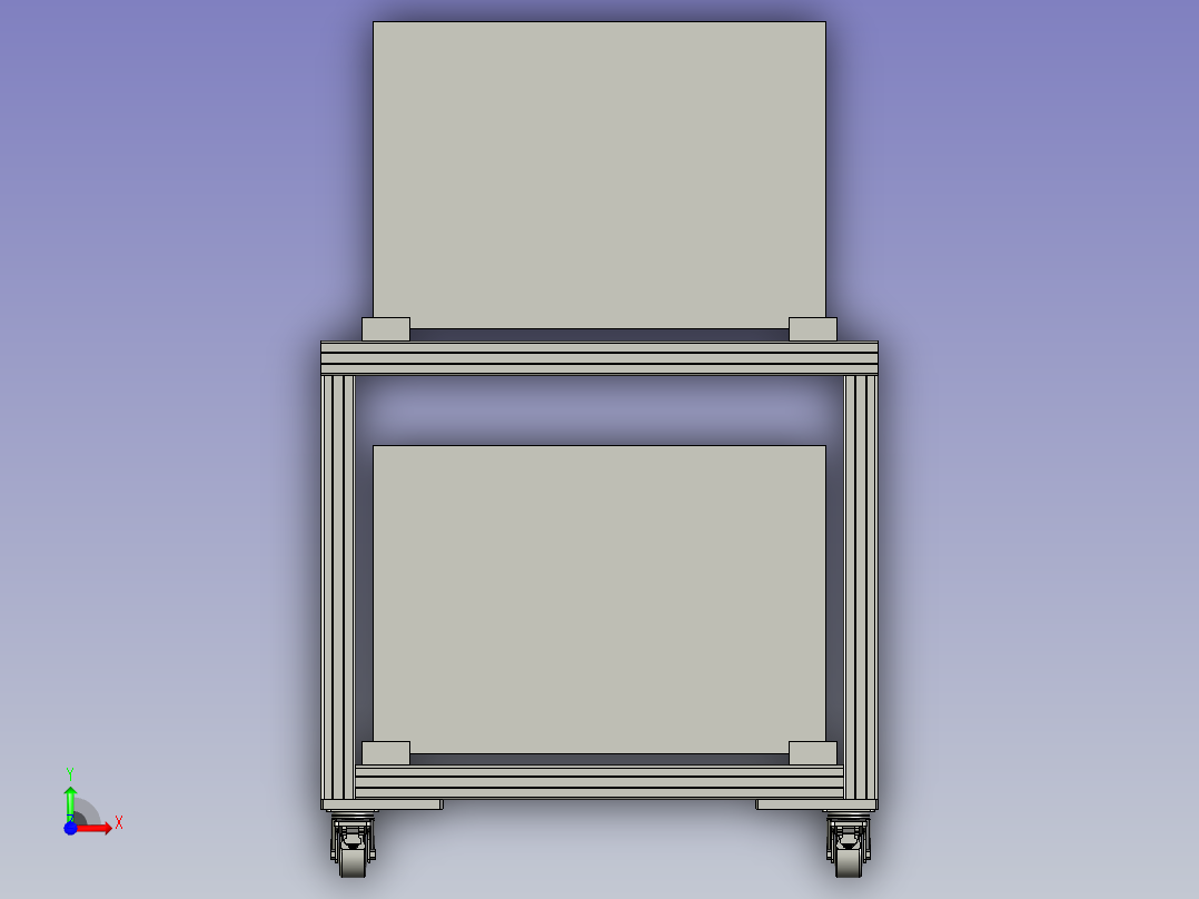 34-08汇川控制箱机架_0612前视图