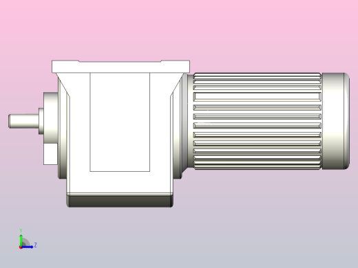 塔式起重机-电机左视缩略图