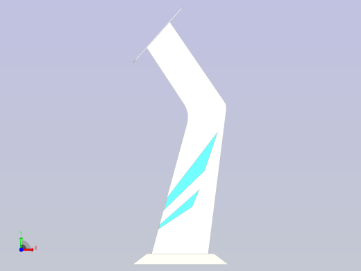 告示牌外观设计前视缩略图