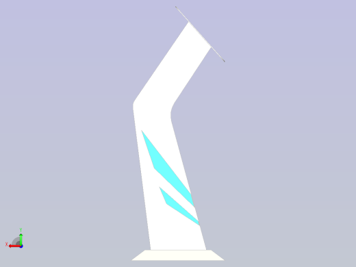 告示牌外观设计后视缩略图