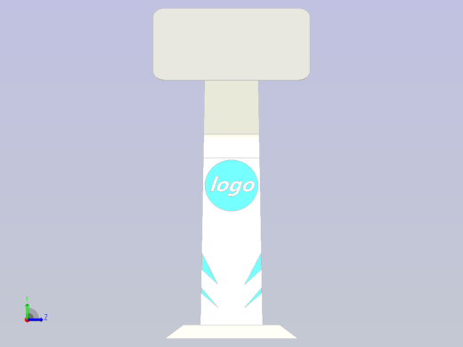 告示牌外观设计左视缩略图