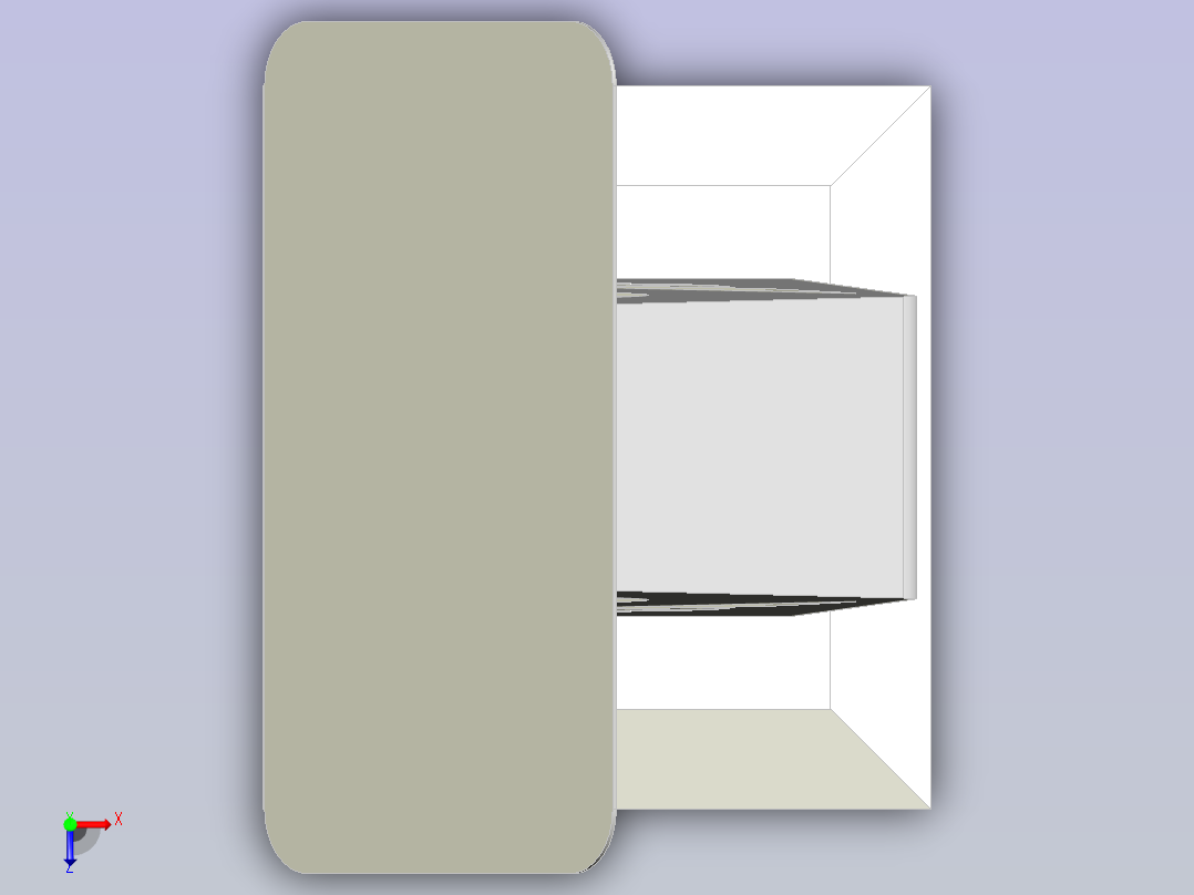告示牌外观设计俯视图