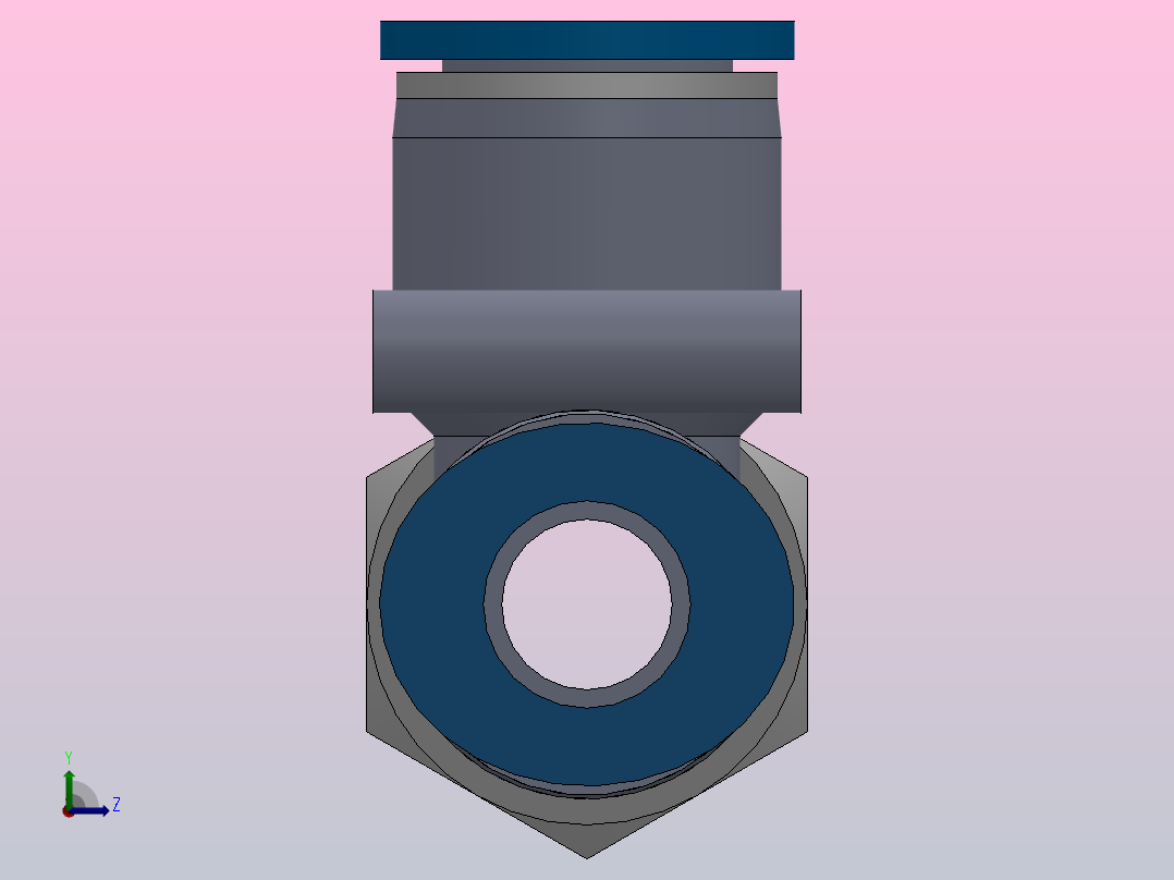 IPD-G 螺纹侧三通-G螺纹_IPD08-G02左视图