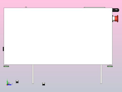 数控激光切割机左视缩略图