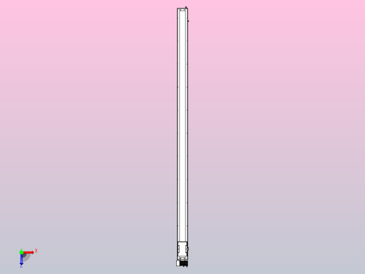 SCM14-2950-LU滚珠花健、支撑座、滚珠丝杠、交叉导轨、直线模组俯视缩略图