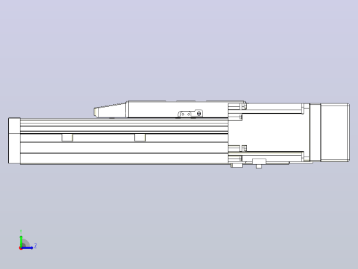 滚珠丝杠直线轴内置导轨TPA-GCR-170-2510C-L100-MR-M75-N3左视缩略图