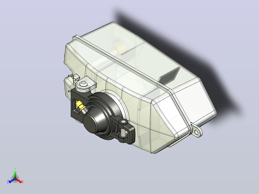 遥控汽车油箱(1)主视图