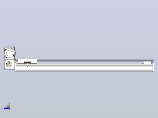 皮带直线轴半封闭可选导轨TPA-HNB-175D-140-L850-LU-Y-P75-N3右视缩略图