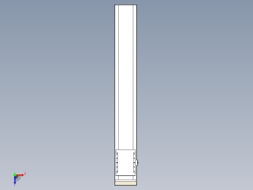 滚珠丝杠直线轴带导轨全封闭TPA-HCR-202D-2510C-L1300-MP-Y-P75-N3俯视缩略图