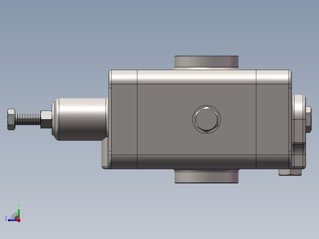 顺序阀-Z-14（SW+CAD）右视图