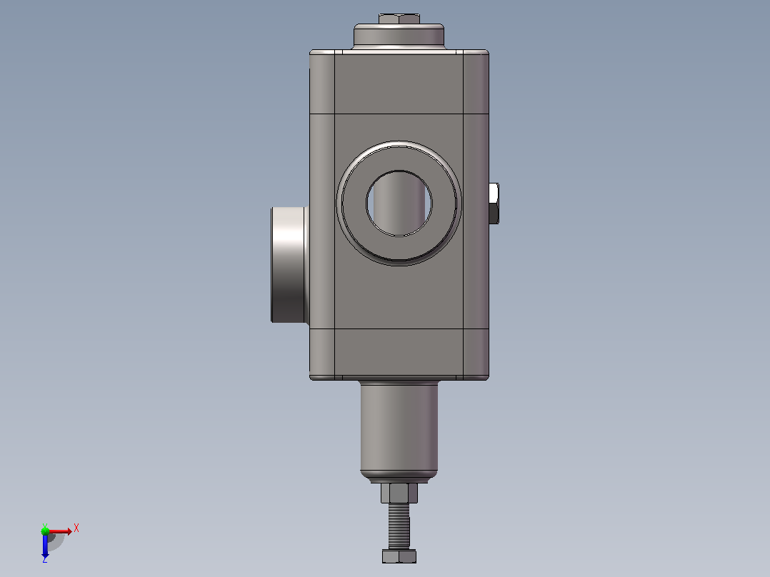 顺序阀-Z-14（SW+CAD）俯视图