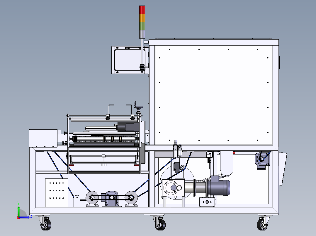 套膜封切机sw12左视图