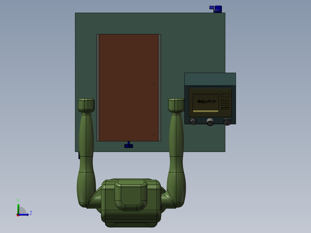 移印机设计左视图