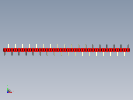 彩色公排针 100mil 2.54mm 系列-DS1022_red_36p_100mil_Type_SMT_R2_rev1.0前视缩略图