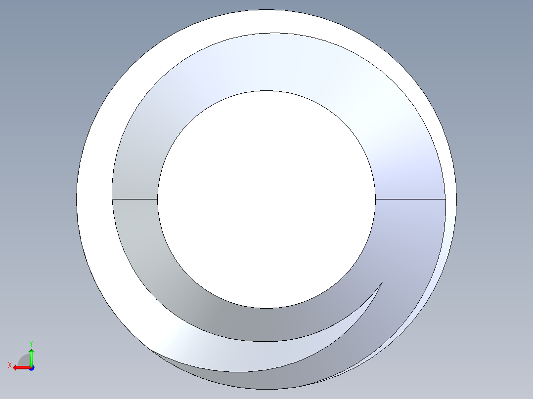 UNC 平头紧定螺钉-UNC SET SCREW 5-40 x0.250.STEP后视图