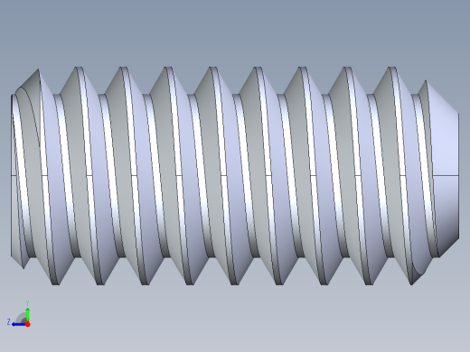 UNC 平头紧定螺钉-UNC SET SCREW 5-40 x0.250.STEP右视缩略图