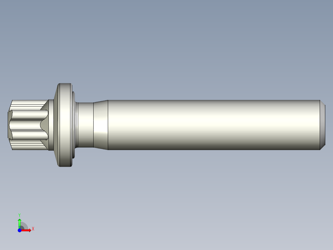 六角螺钉-Hexalobular_screw-M3-15-13-4-5-3.stp前视图