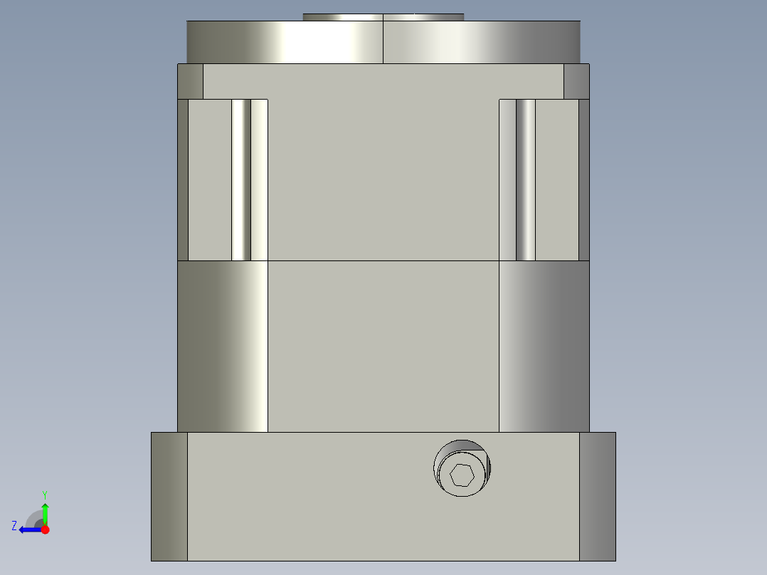 斜齿孔PGH115-L1 22-110-145-M8 KCZ25.STEP右视图