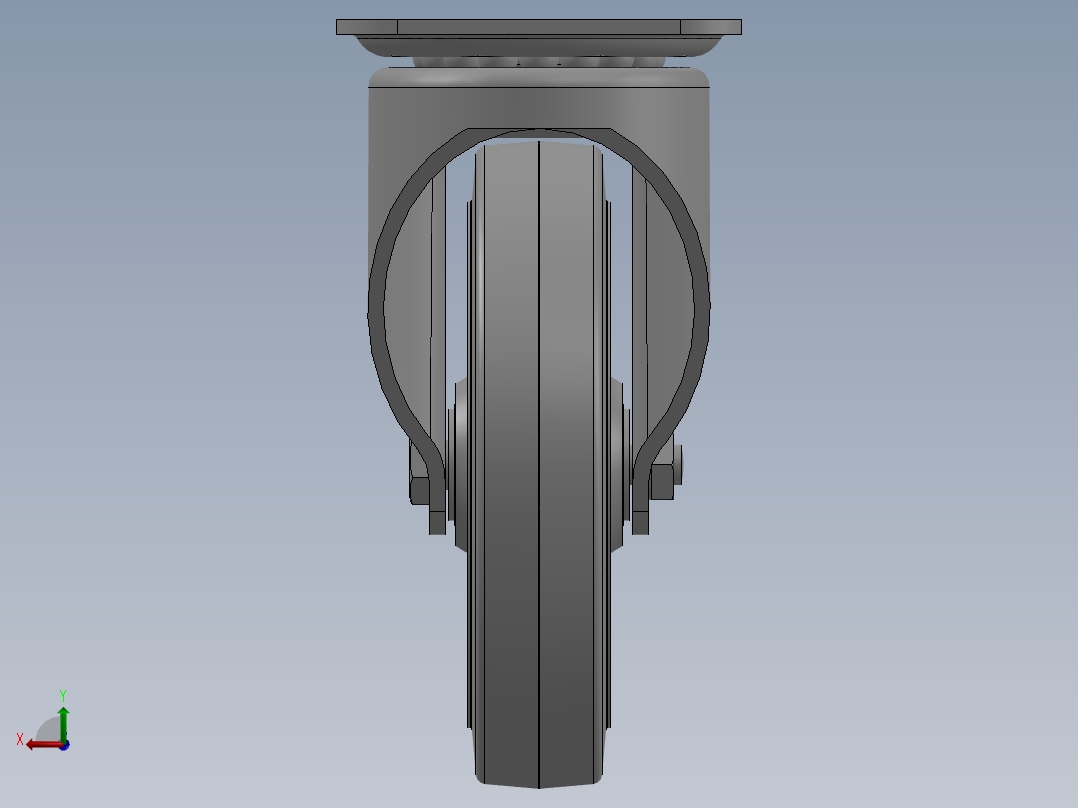 科顺脚轮Colson-1_04356_441后视图