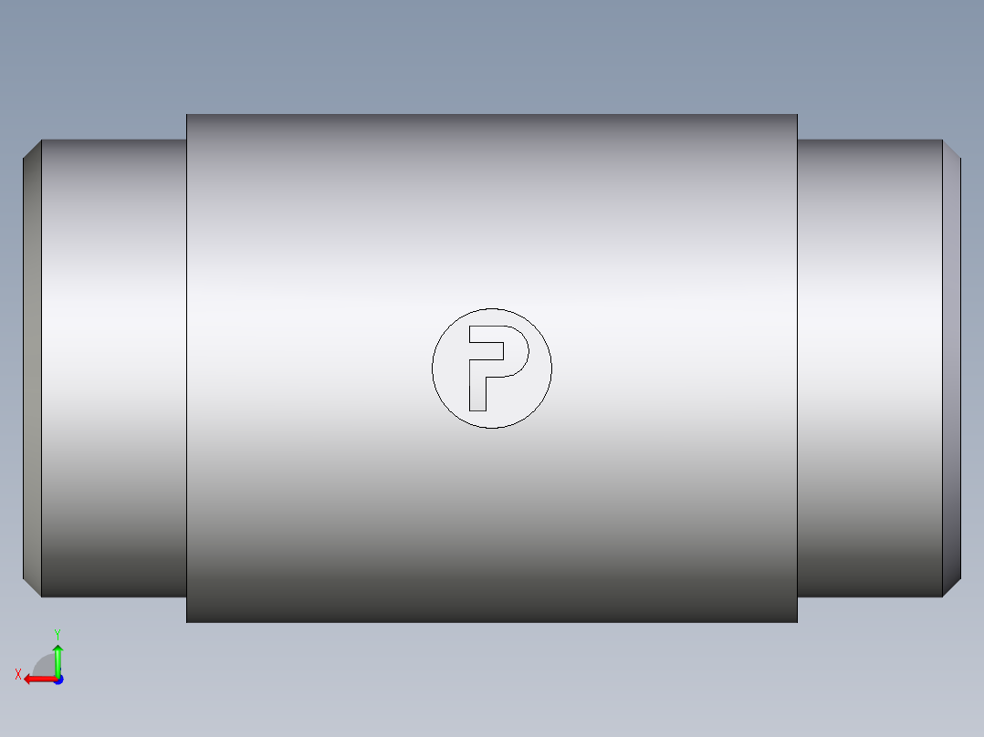 卡套式工业通用硬管接头EO_Weld_bulkhead_fitting_ESV35L71X后视图
