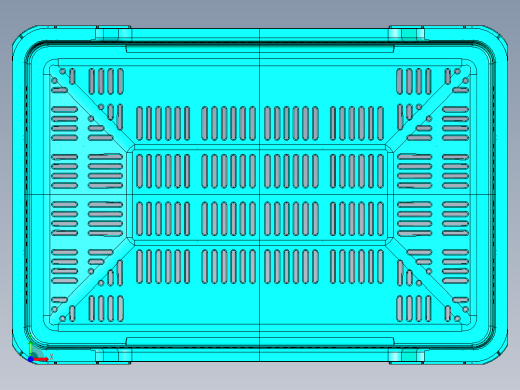 周转箱模型前视缩略图