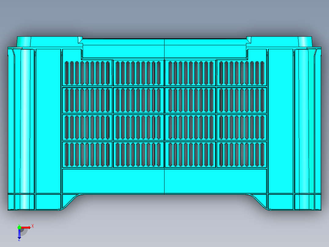 周转箱模型俯视图