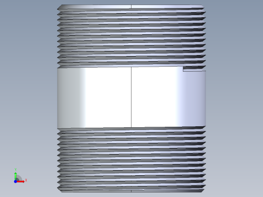 聚氯乙烯配件33-Sch80_Nipple_MPTxMPT_861-253_2in x 3in前视缩略图