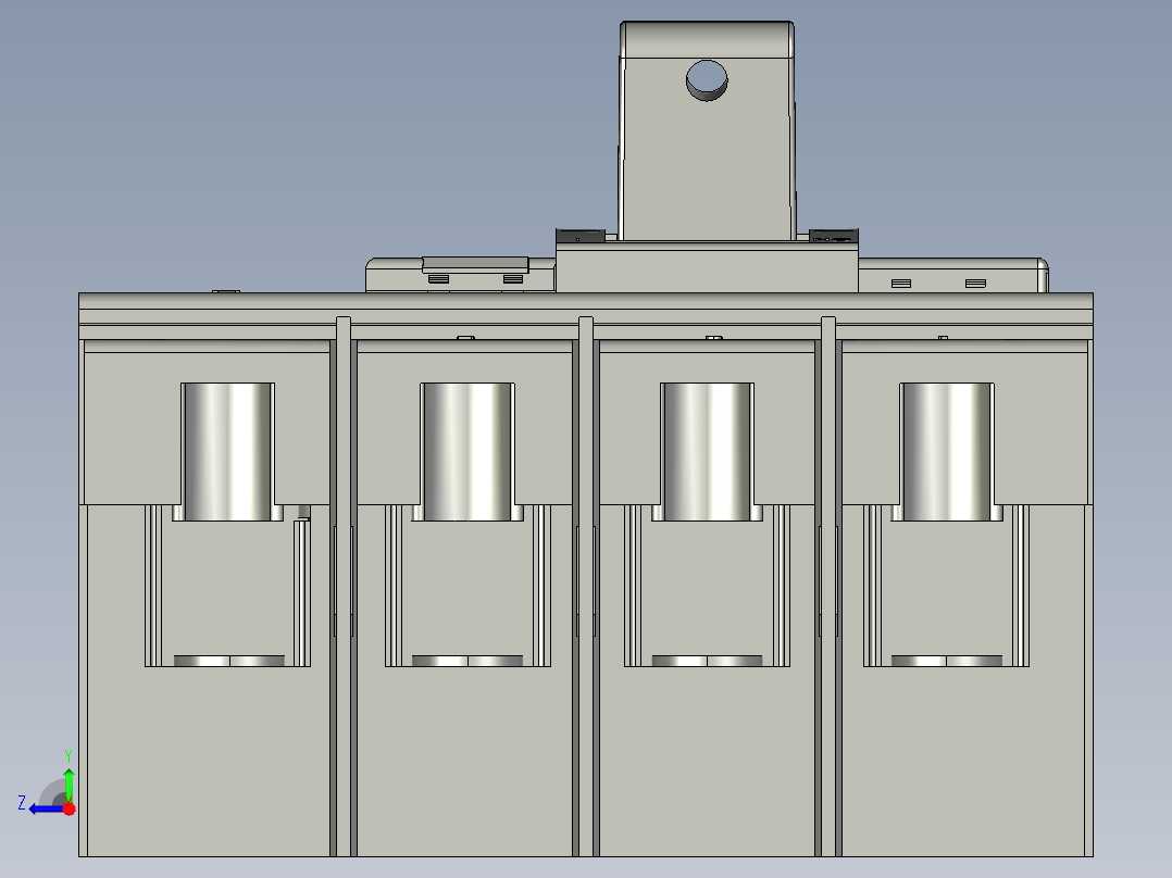 断路器GM8-400-4P短飞弧右视图