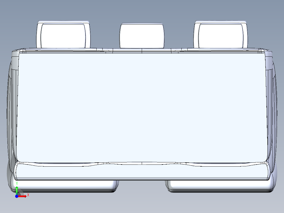 汽车座椅 (3)前视图