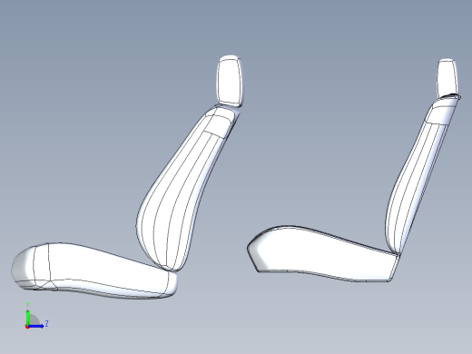 汽车座椅 (3)左视缩略图