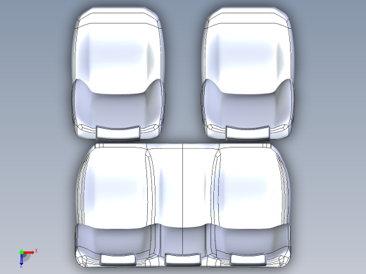 汽车座椅 (3)俯视缩略图
