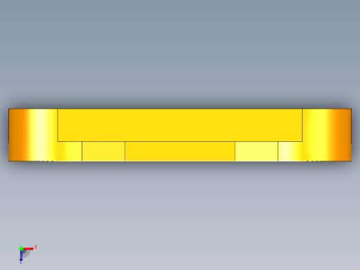 对讲机接口板冲压模具（CAD图+UG图）俯视缩略图